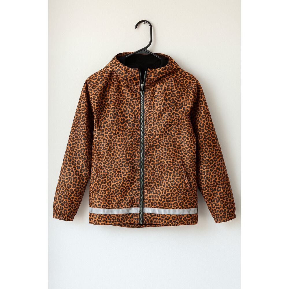 Girlie Girl Originals Leopard Print Rain Jacket